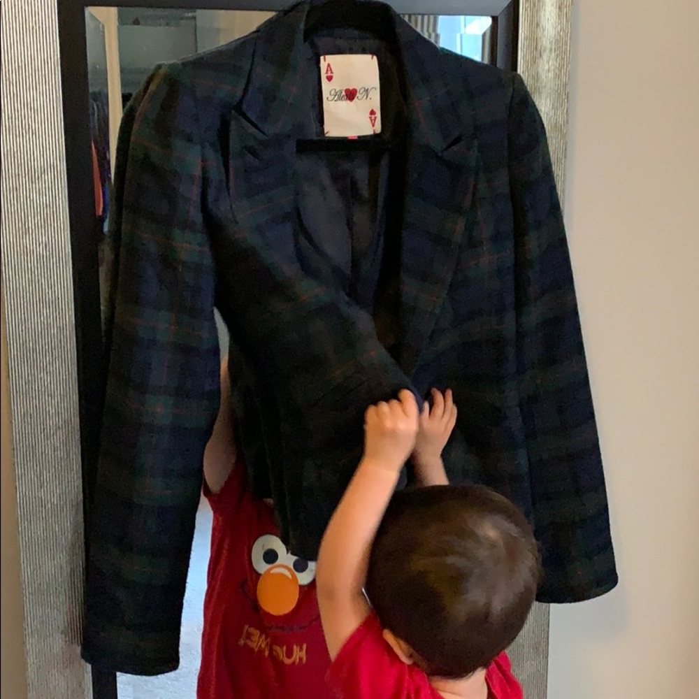Plaid blazer